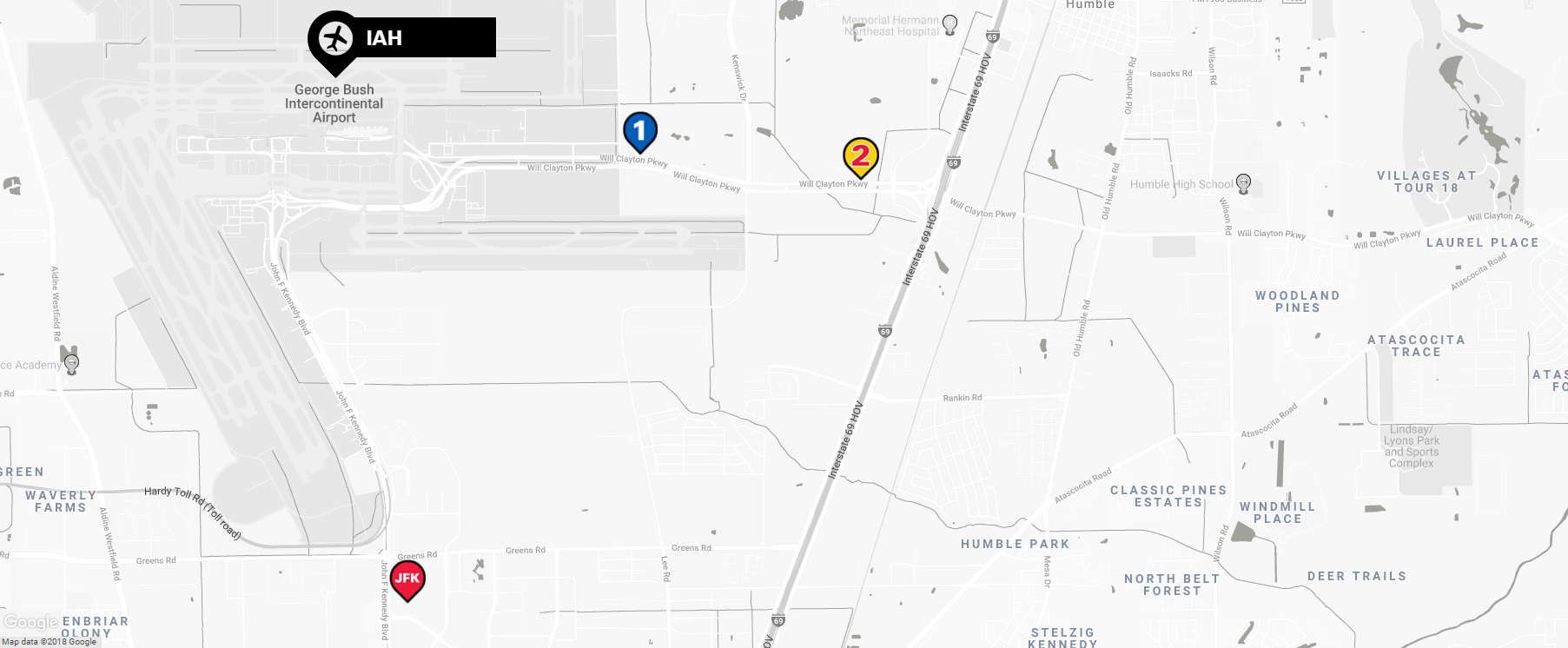 Iah Parking Garage Map Iah Offsite Parking | The Parking Spot